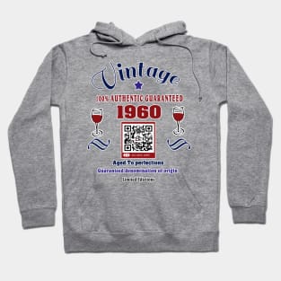 Vintage birthday gift 1960 Hoodie